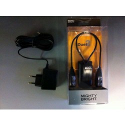 Strømforsyning til "Mighty Bright Duet2" nodelampe
